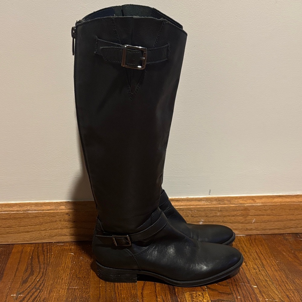 Sam Edelman • “Painter” tall black leather boots